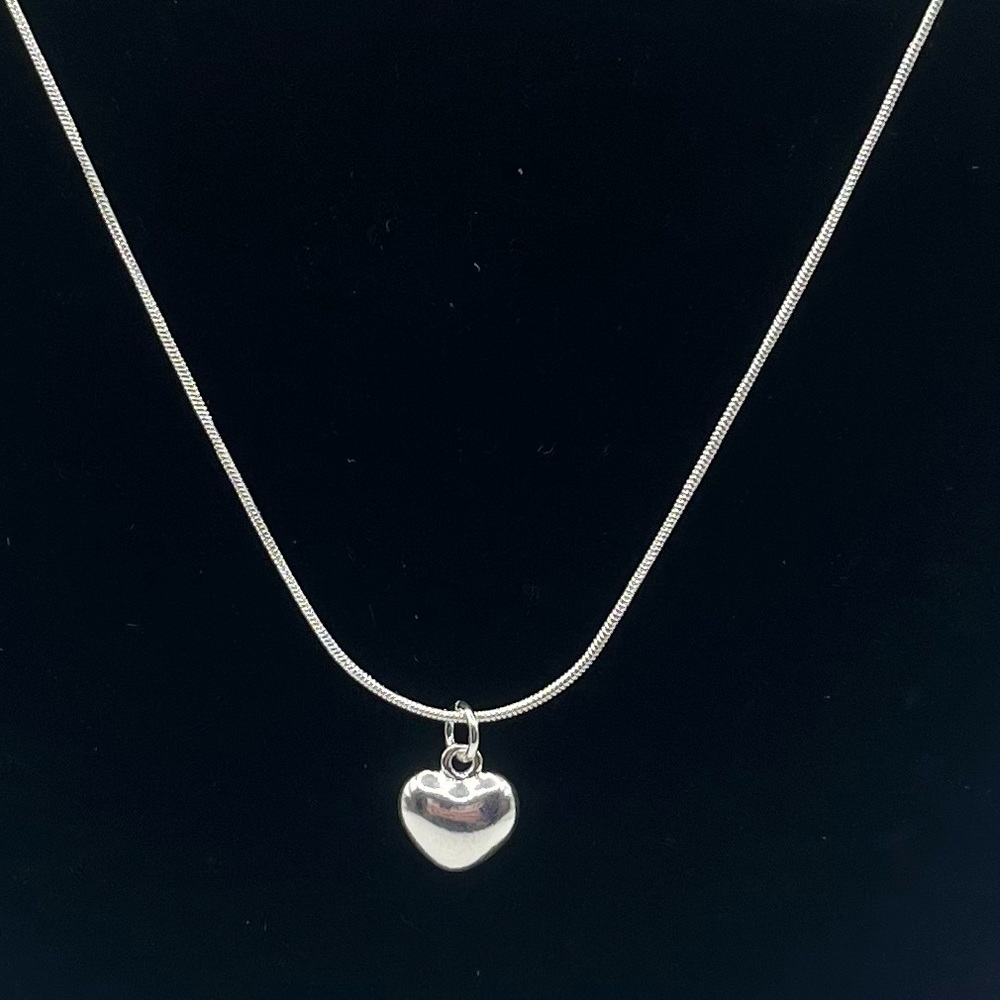 🎉 Solid 925 Heart with chain